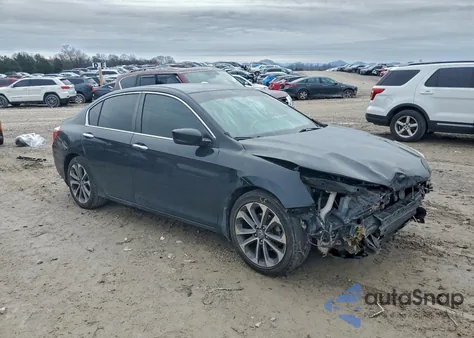 2013 Honda Accord Sport из США, поврежденный, VIN 1HGCR2E55DA212624